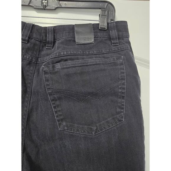 Hiltl Men's The Ultimate Trouser Jeans Size 36 x 34 Black German Made Business - Picture 3 of 10